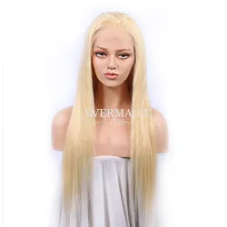 Transparent 613 blonde lace frontal wigs lace front wig vendors straight brazilian wig, wholesale blonde human hair