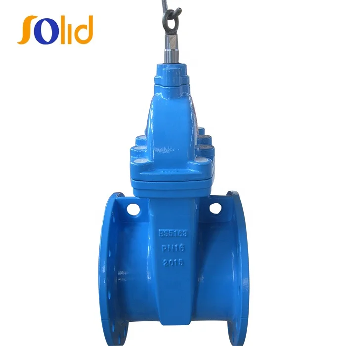 BS 5163 PN16 DN150 Ductile Iron Soft Seal Non Rising Stem Resilient Seated Gate Valve DN300