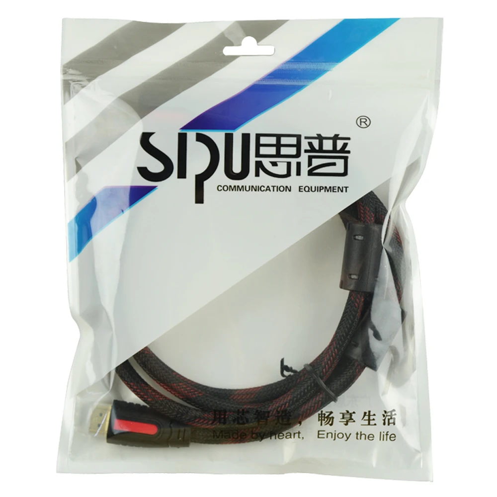 SIPU Gold Plated HDMI 2.0 Cable 1.4V with Ethernet for 3D 4K with Metal Case