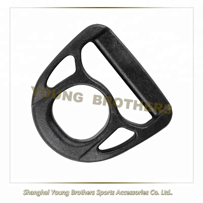 High Quality Plastic Adjustable Power D Ring Buckles for Backpacks or Suitcases