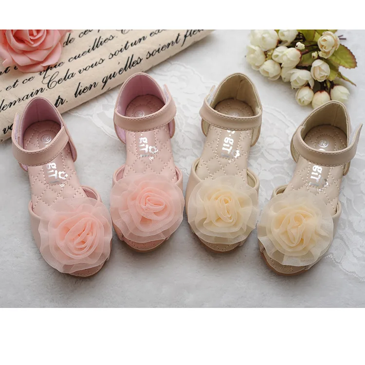 B10956A Girls shoes 2016 wholesale manufacturer flat kids shoes