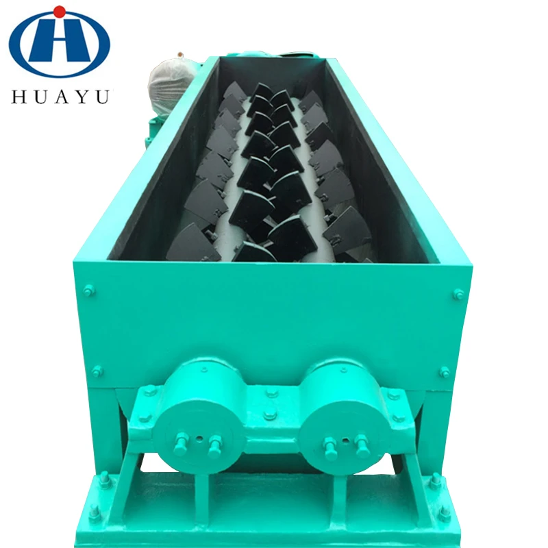 Professional coal charcoal powder mixing machine/Coal Double Shaft Mixer biaxial mixer price HOT SALE