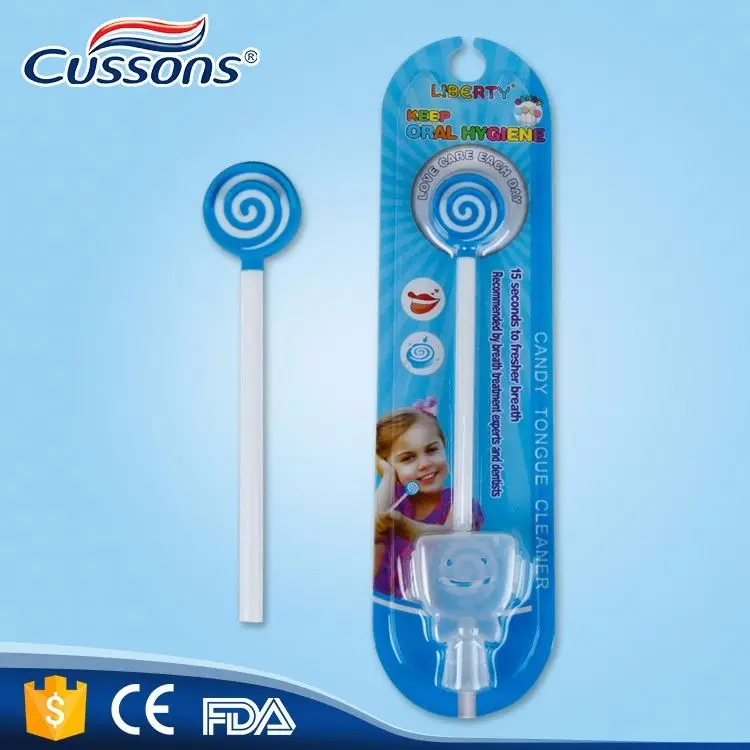 Biodegradable tongue cleaner Customized Kids Tongue cleaner Brush