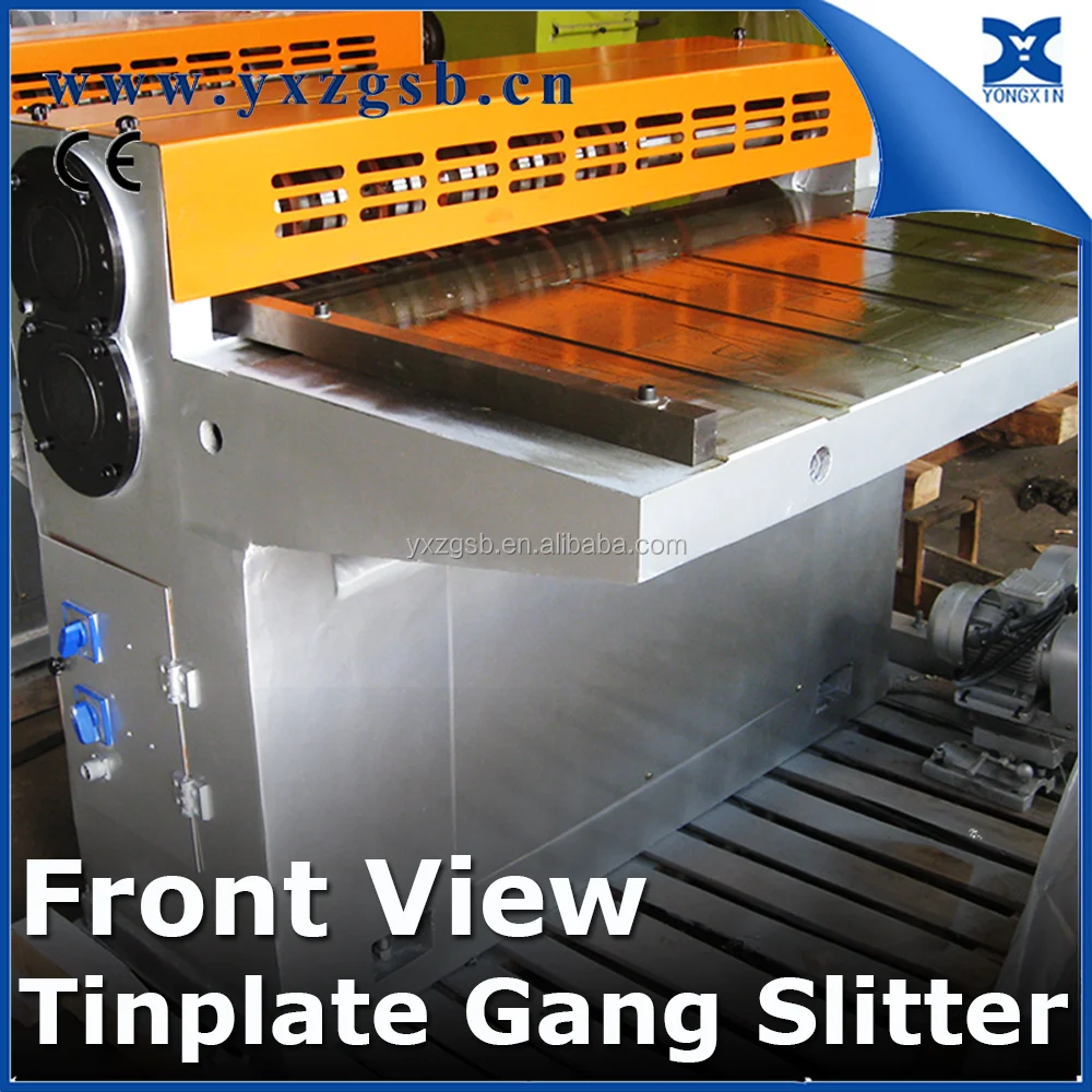 Semi-Automatic Tinplate Sheet Food Metal Can Slitter Machine