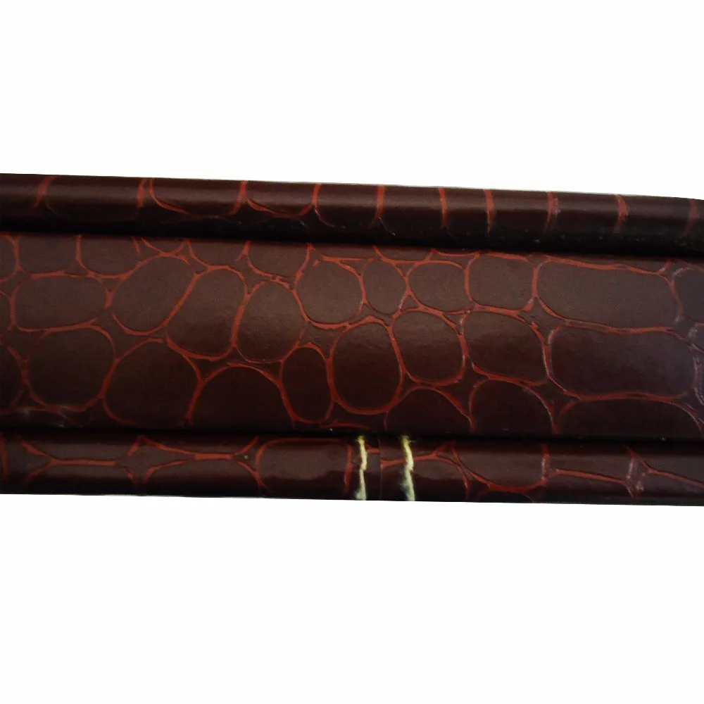 PU Leather wedding photo album cover with 20pcs transparent pocket