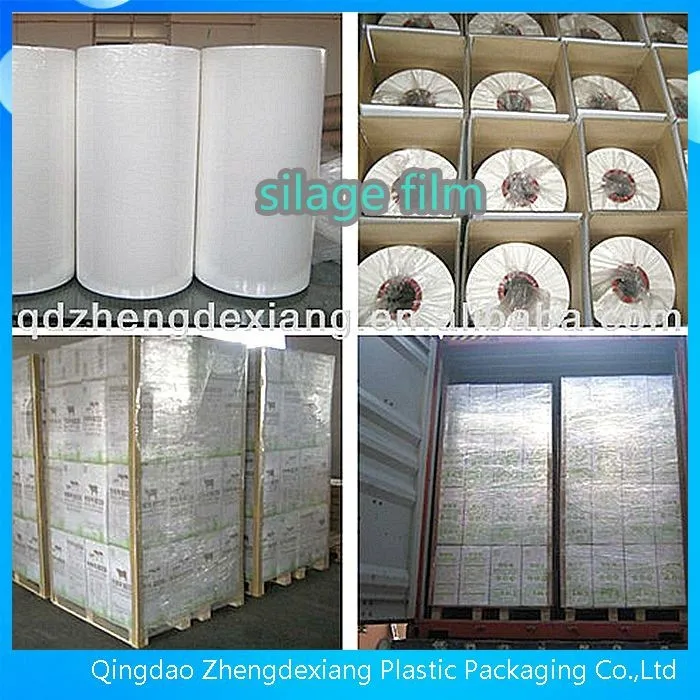 25 mic *500mm*1800m silage wrap film grass silage stretch wrap agricultural plastic film