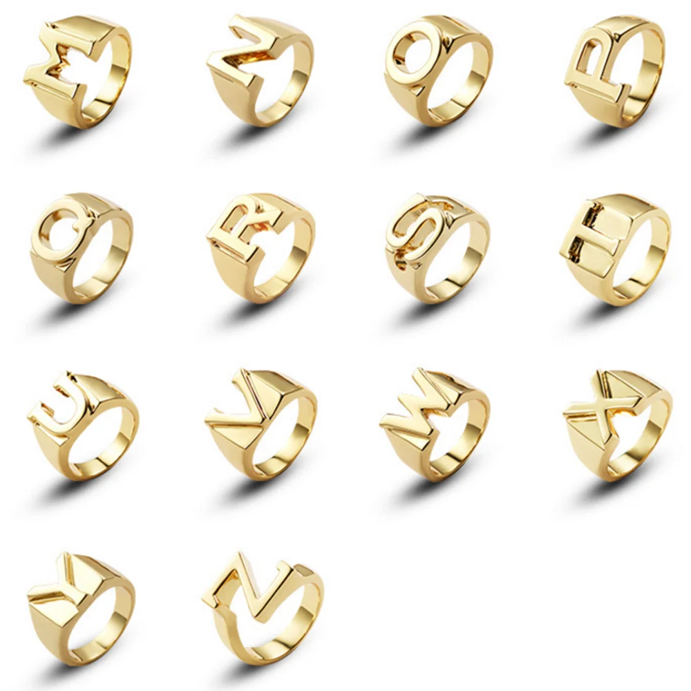 925 Sterling Silver Alphabet S Letter Ring With Jewelry Design