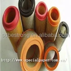 high quality wood pulp car air filter paper
