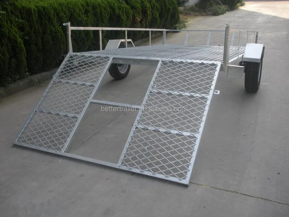 single axleconcession ATV loading trailer