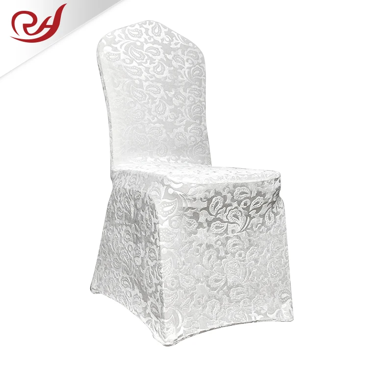 Высококачественные белые Бархатные чехлы на стулья из спандекса и лайкры для свадьбы