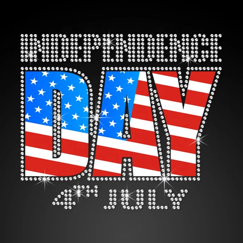 Wholesale Independence Day Eagle Design Heat Transfer Design