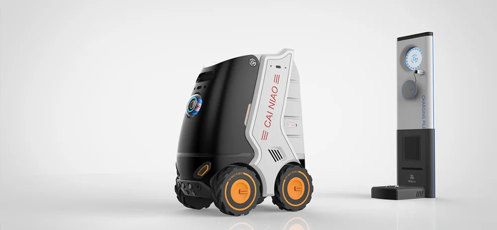 
smart high tech Express logistics Robot design for Alibaba 