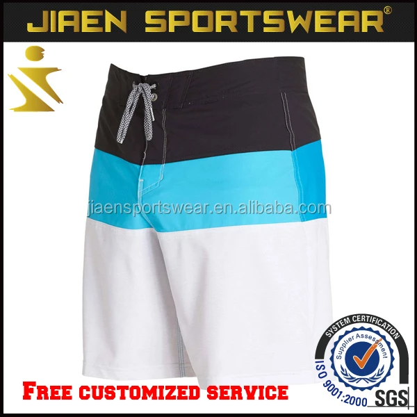 wholesale board shorts, custom blue stripe beach shorts, swimming shorts for kids