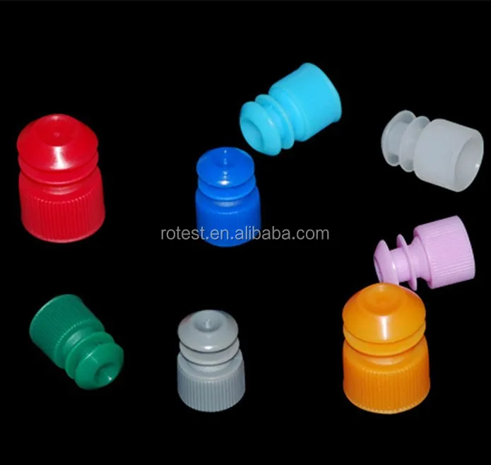 Test Tube Stopper Cover 12mm,Flange Type,PP
