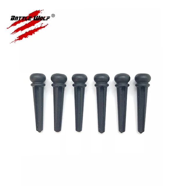 High Quality Phenomenal Tone and Sustain Abalone Ebony Guitar Bridge Pins