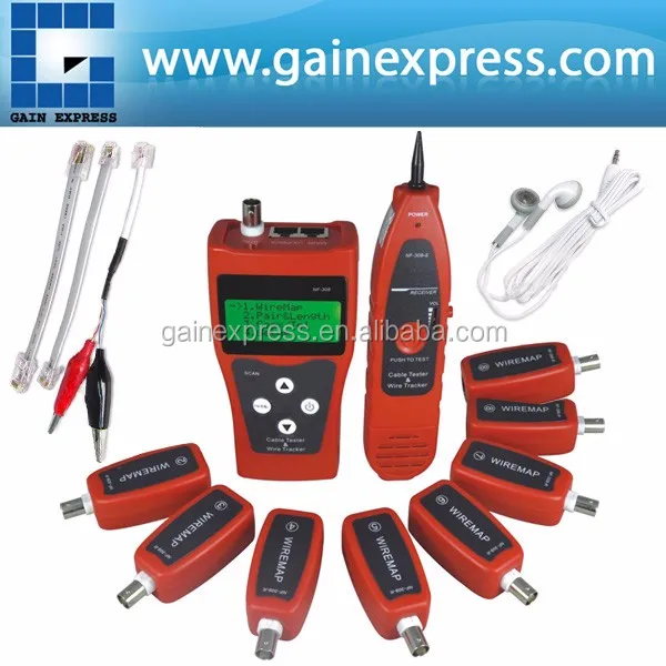 N03NF-388 многоцелевой жк-lan кабельный тестер тестирования сети коаксиальный телефон usb-кабель с 8 удаленный идентификатор