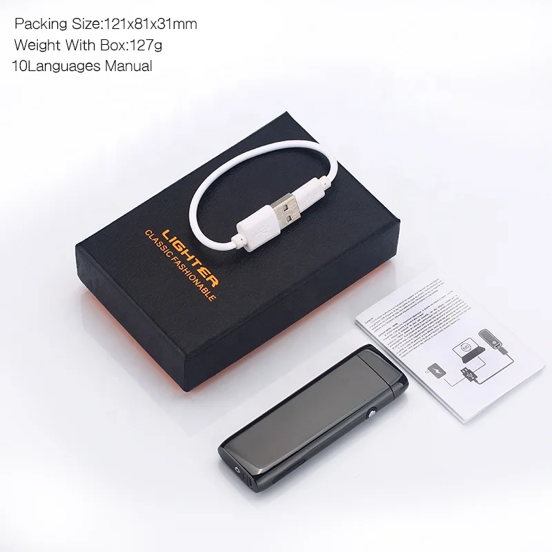 Plasma Beam Spark Arc Tesla Electric USB Recharge arc Lighter