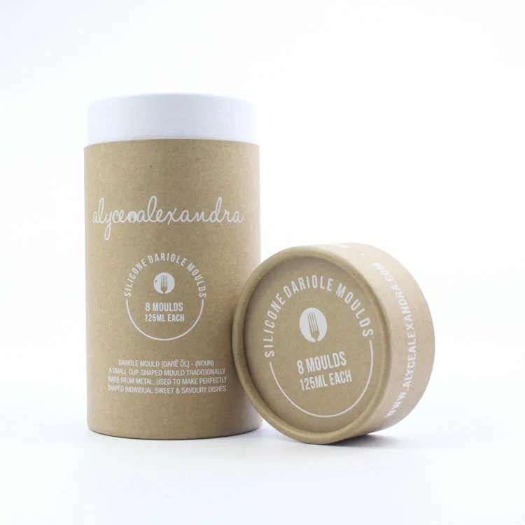 Бумажный цилиндр коробка картонная чайная бумажная трубка пищевая для