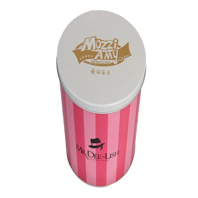 Заводская цена круглая коробка для конфет жестяные банки еды/печенья