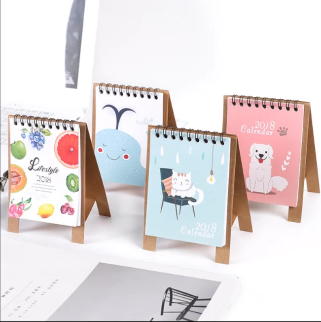 
Wholesale mini small stand cute desk calendar 