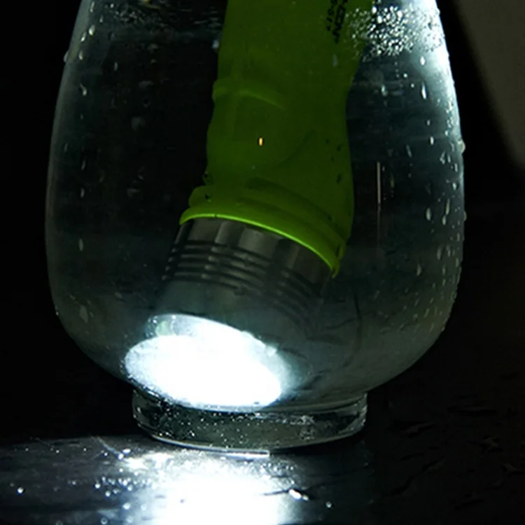 Outdoor mini IP68 Waterproof scuba diving flashlight led diving torch underwater flashlight with 4AA batteries