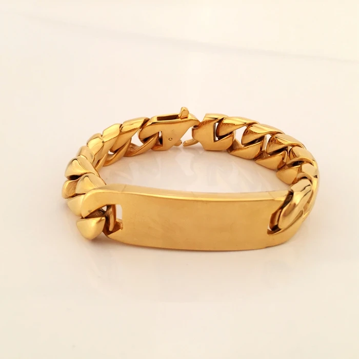 Wholesale latest model alibaba stainless steel ball dubai gold bracelet JN021