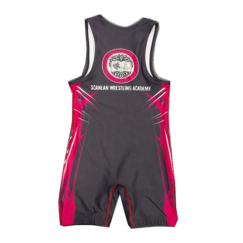 
Cut price custom sports wear wrestling singlets 5xl jersey for adults 