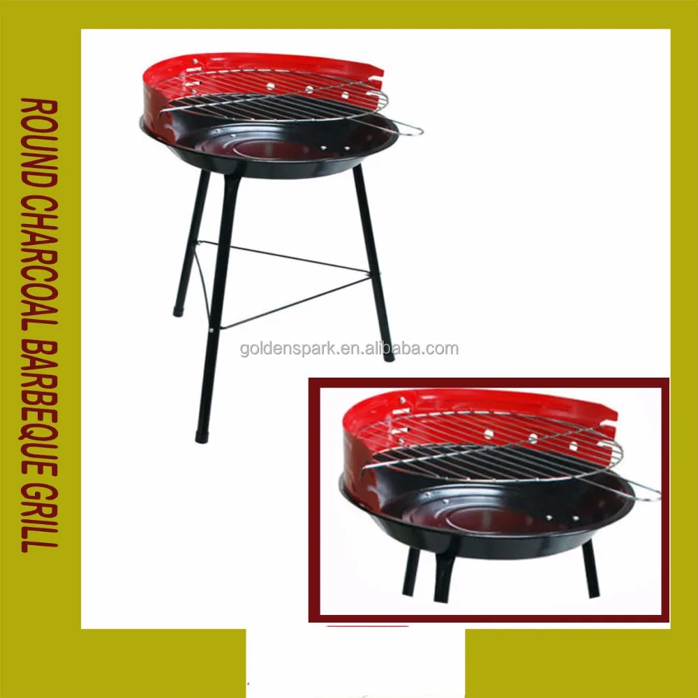 Portable Adjustable Round Barbecue BBQ Charcoal Grill
