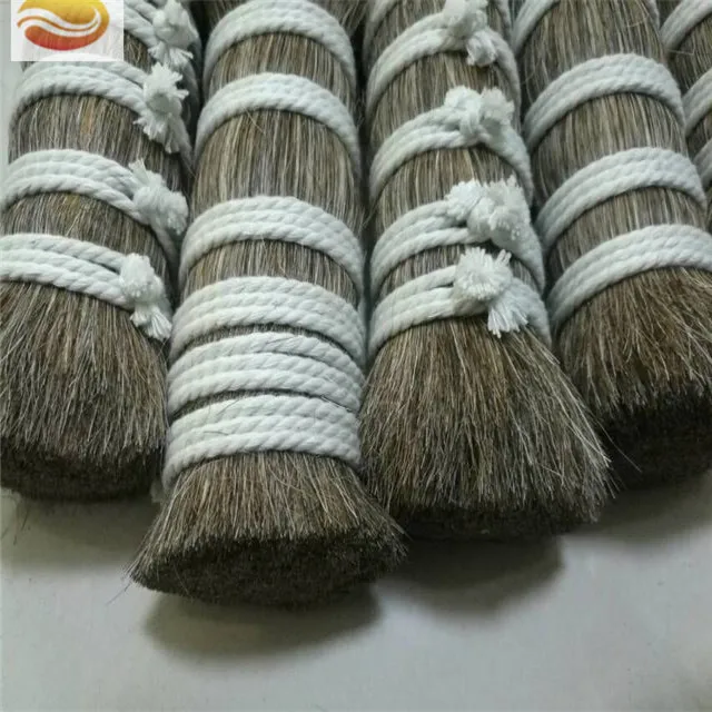 
Wholesale Making Brushes Bundles Double Drawn Natural Brown Horse Mane Hair Horse Hair 