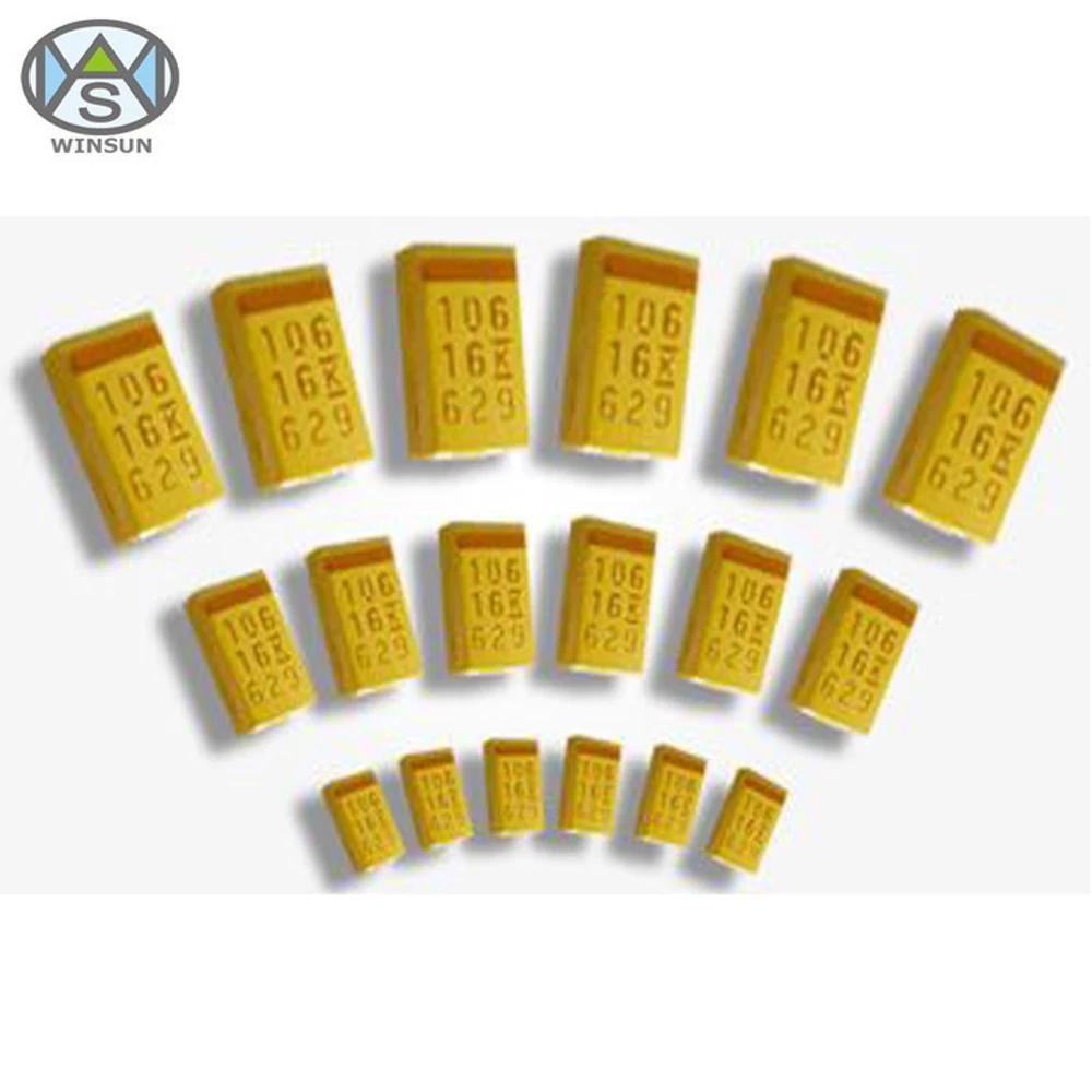106 10 мкФ 16V корпус B чип/SMD Танталовый конденсатор
