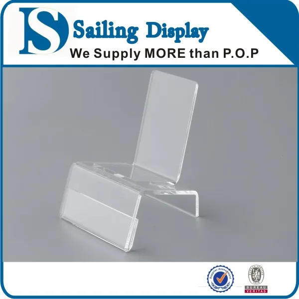 Advertising Acrylic Mobile phone display stand for supermarket