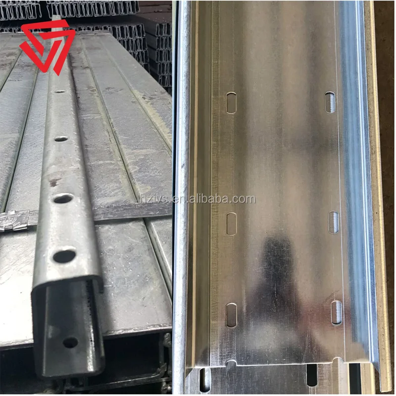 S320 steel grade Z275 zinc coating Z shape purlin steel profile