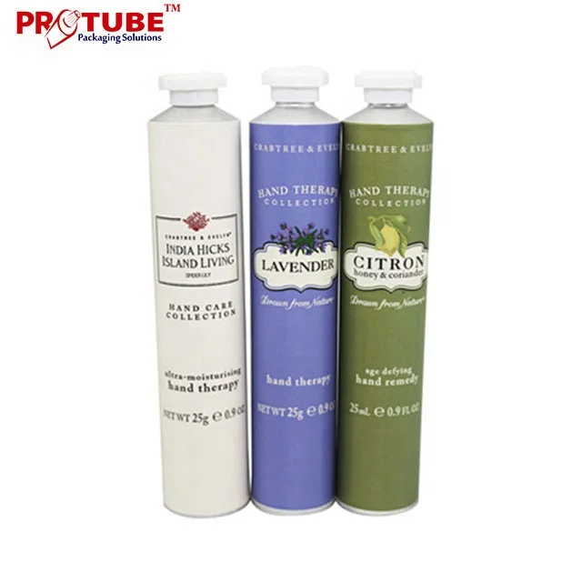 Hot selling D25mm 25ml 30ml Octagonal cap pure aluminum tube packaging hand cream metal tube aluminum collapsible tube