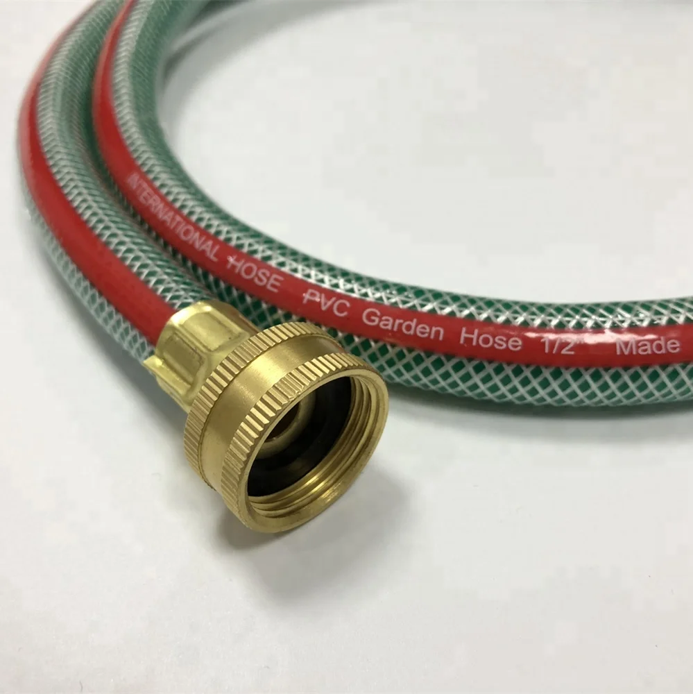 top sale flexible fiber nylon reinforced braided pvc water garden hose pipe