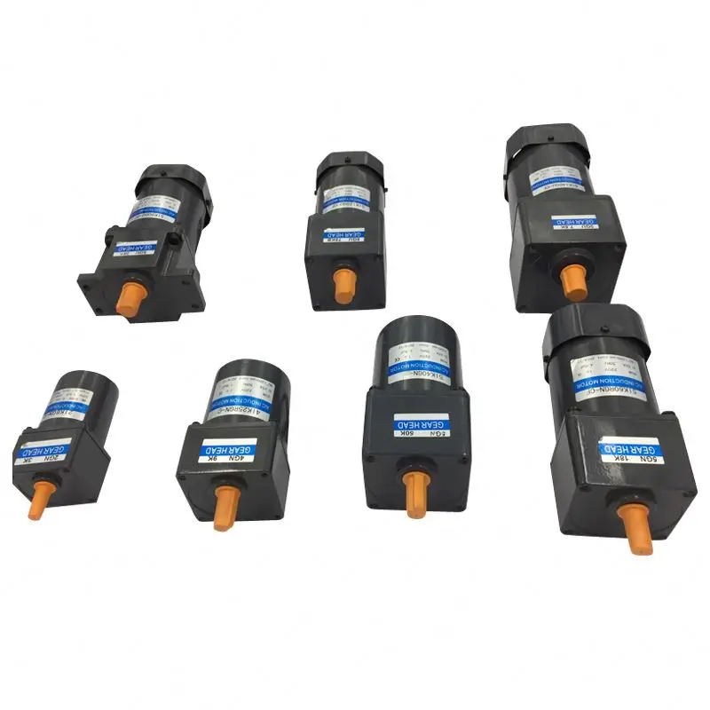 90W Low RPM AC Electric Motor with Reduction Gearbox and Speed Controller