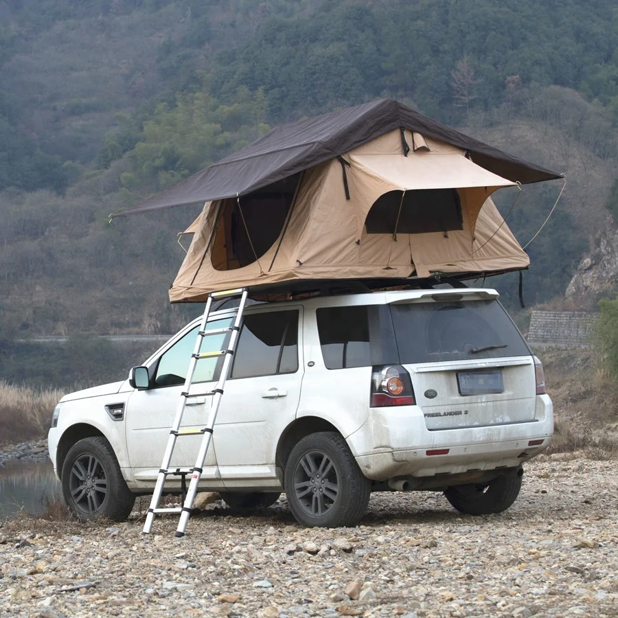 Camp Roof Tent Roof Top Tent Camping Outdoors Sun Shelter Canopy Camper Trailer