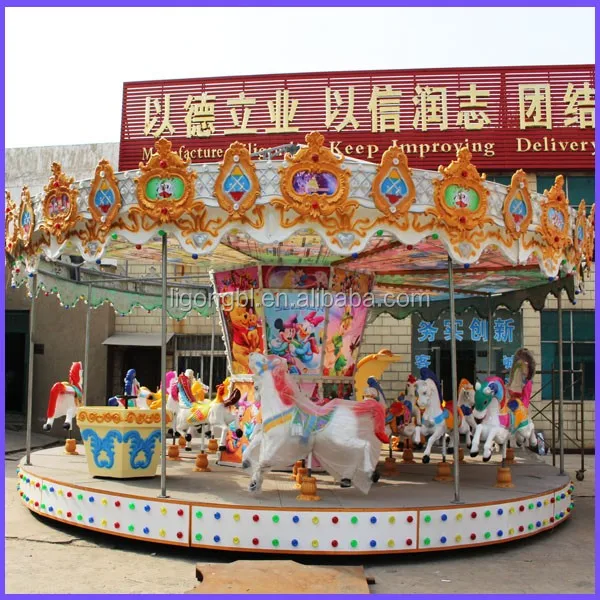 
Amusement Park Ride Carnival Rides Swing Carousel Horse 