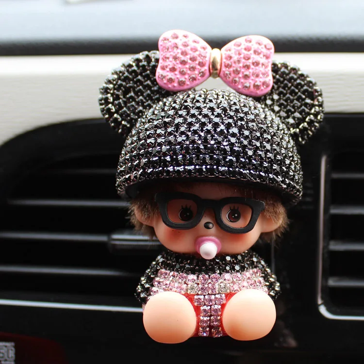 Автомобильное украшение, духи в форме клипсы, Алмазный парфюм, автомобильный освежитель воздуха, автомобильный диффузор эфирного масла для мальчиков и девочек