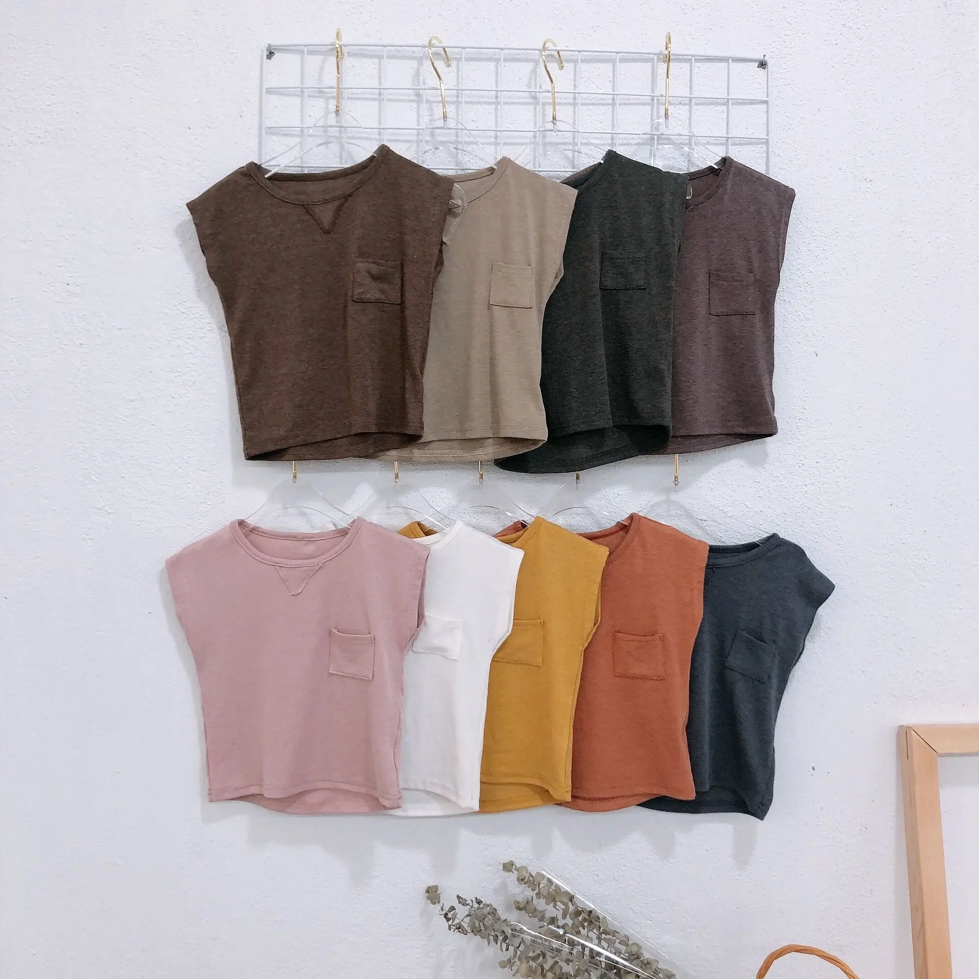 Custom cotton t-shirts super soft quick dry baby t-shirt with pocket