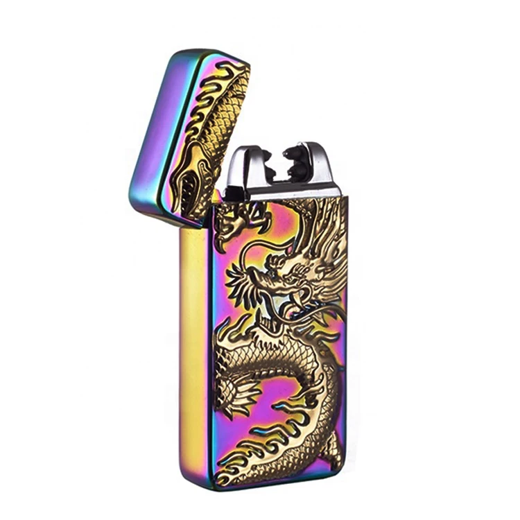 Рекламный подарок лучший дизайн USB-зажигалка с рисунком