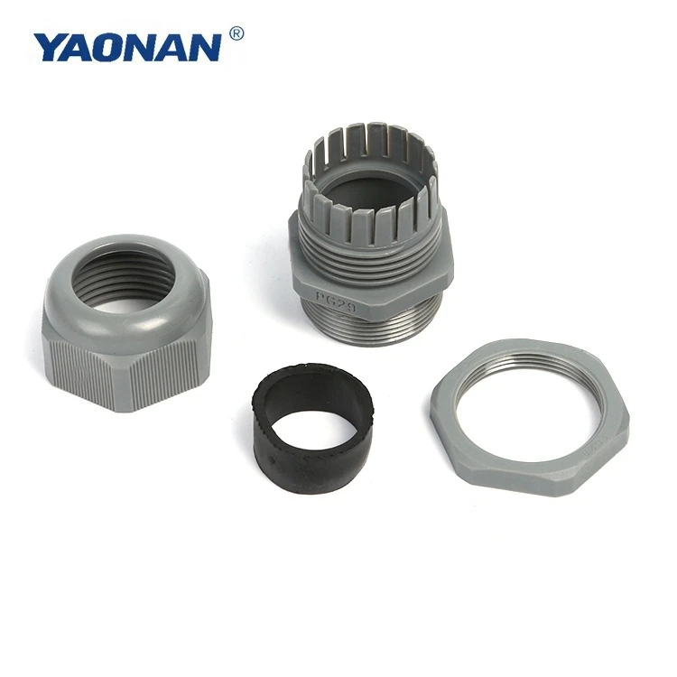 Ip65 Ip67 Ip68 plastic metric nylon waterproof cable gland shroud