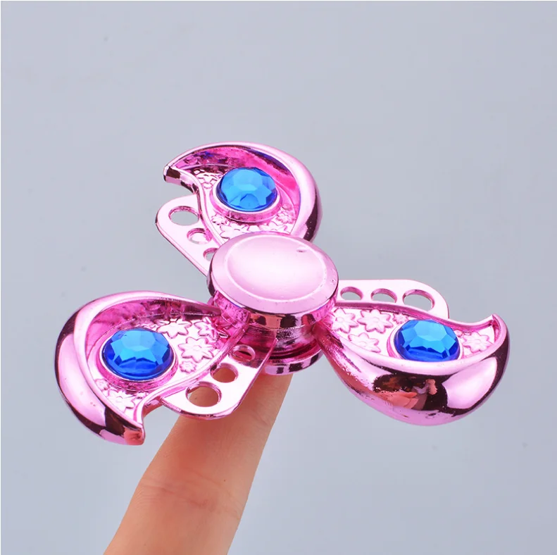 
Crystal Rainbow Metal EDC Hand Spinner Finger Fidget Gyro Kids Adult Focus Toy 