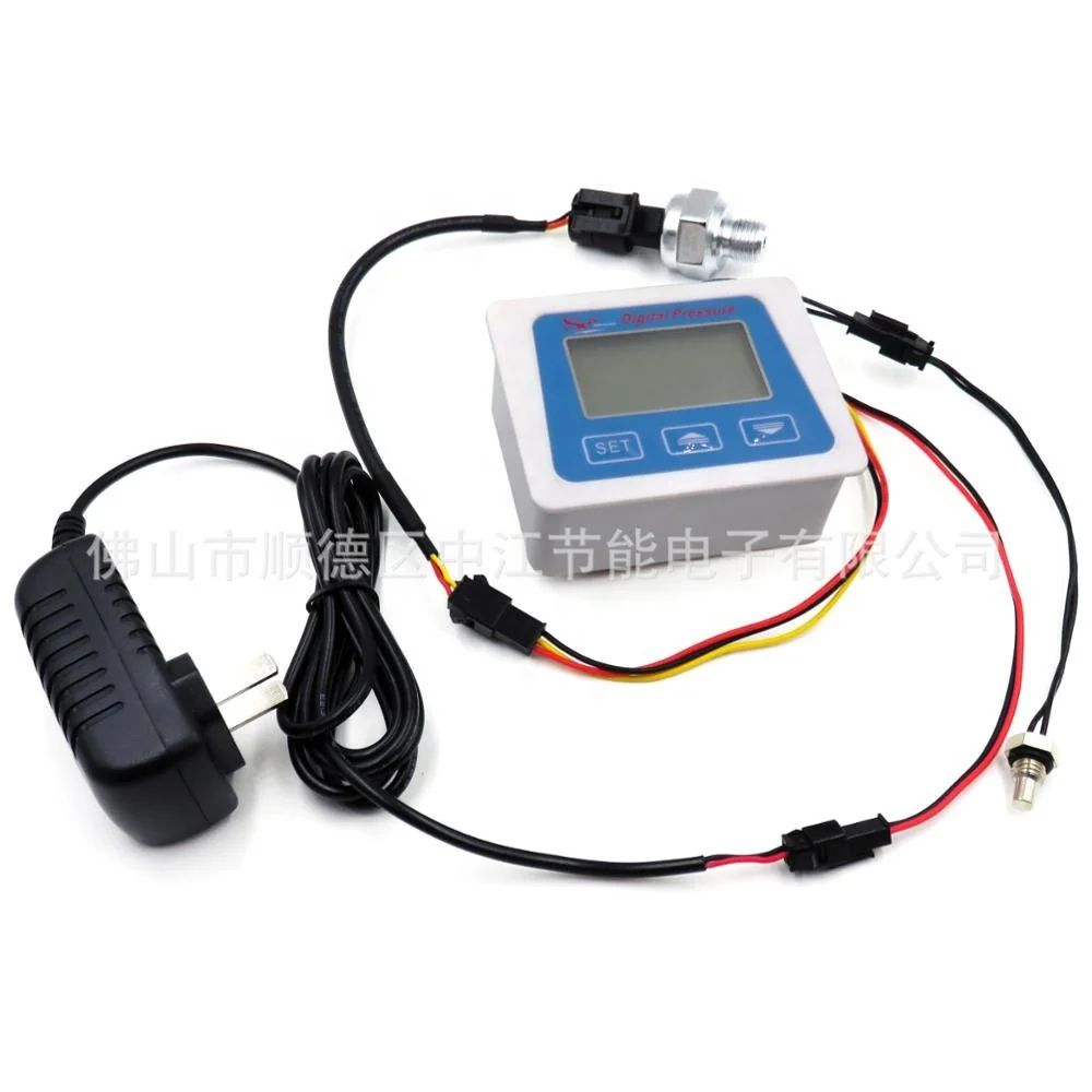 SEA DIGITAL PRESSURE METER LCD display + pressure sensor + temperature sensor + power adapter