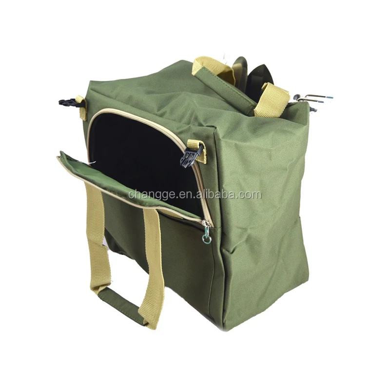 10-piece Gardening Tool Set including Folding Stool Seat with Backrest