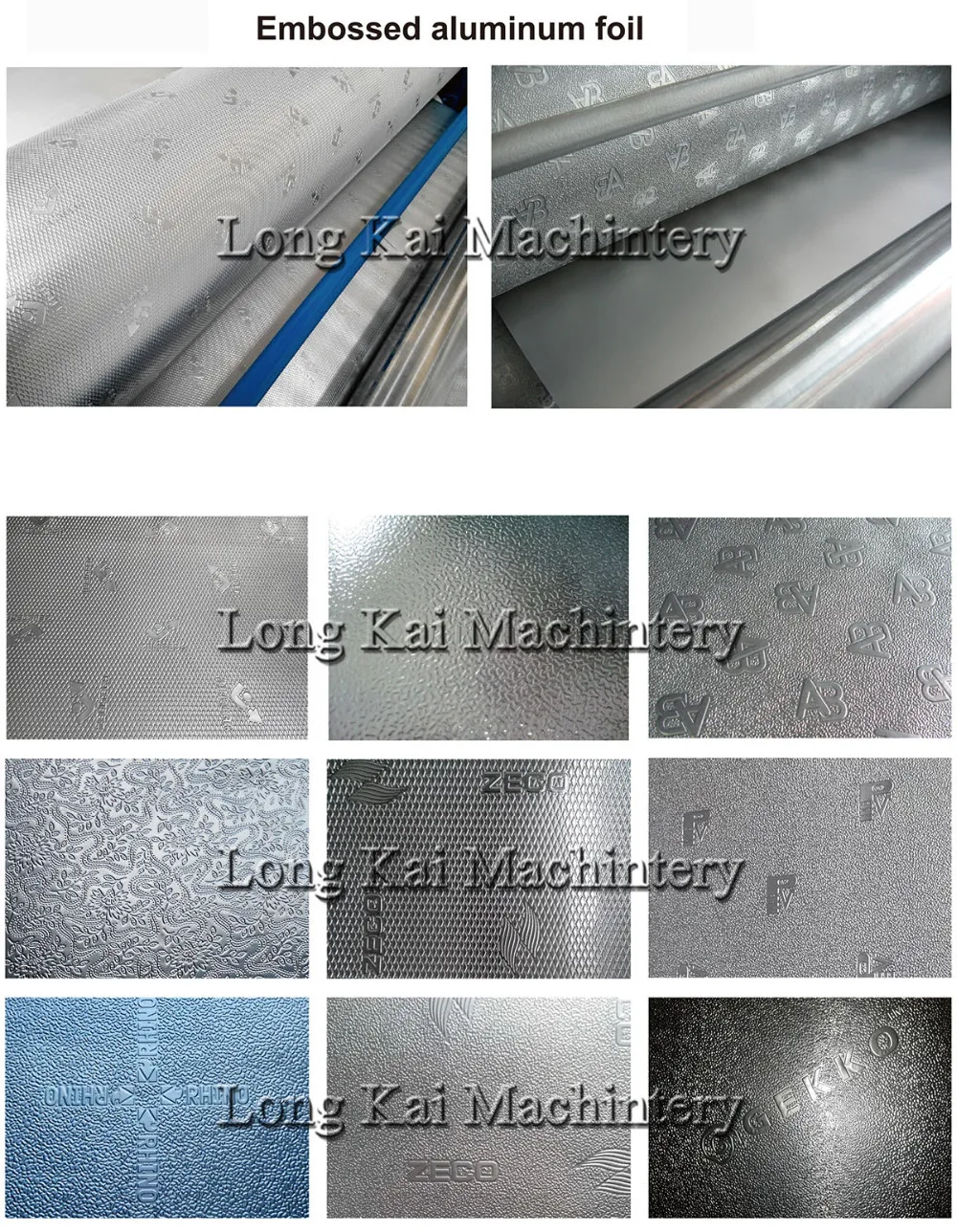 Stucco aluminum foil embossing machinery for Phenolic foam board