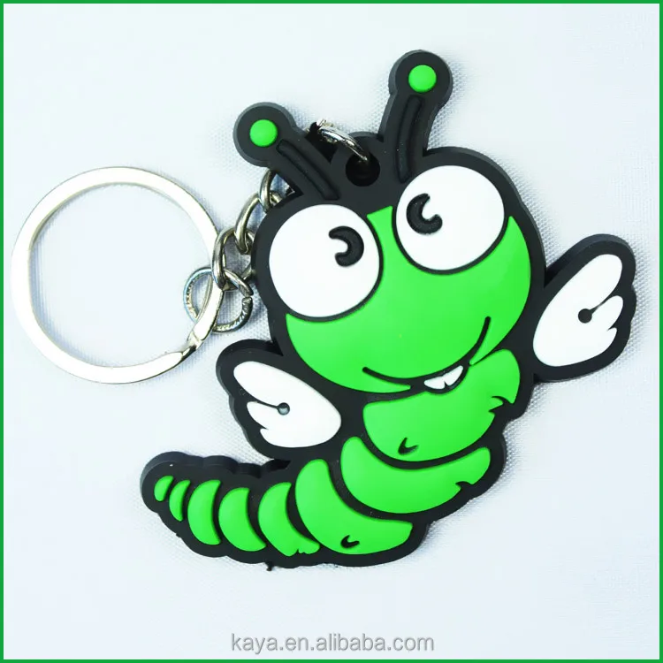 
Factory custom soft pvc self defense keychain 