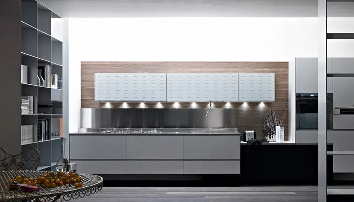 2021 Hangzhou Vermont Aluminium Kitchen Cabinet Simple Design Price Of Kitchen In China