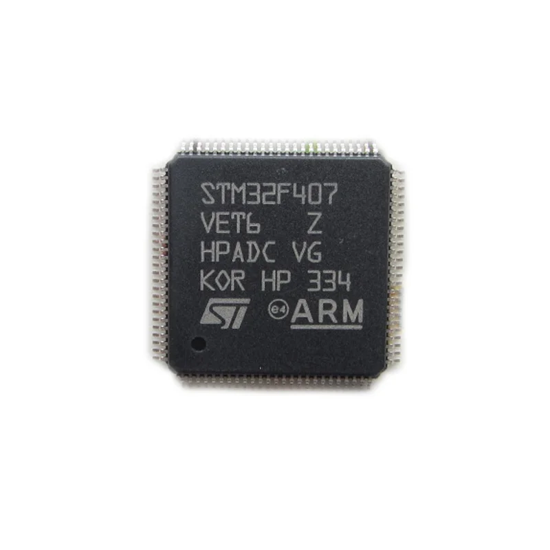 STM32F407VET6 MCU ARM Cortex-M4 32b + FPU 210 DMIPS до 1 МБ Flash/192 4KB ОЗУ
