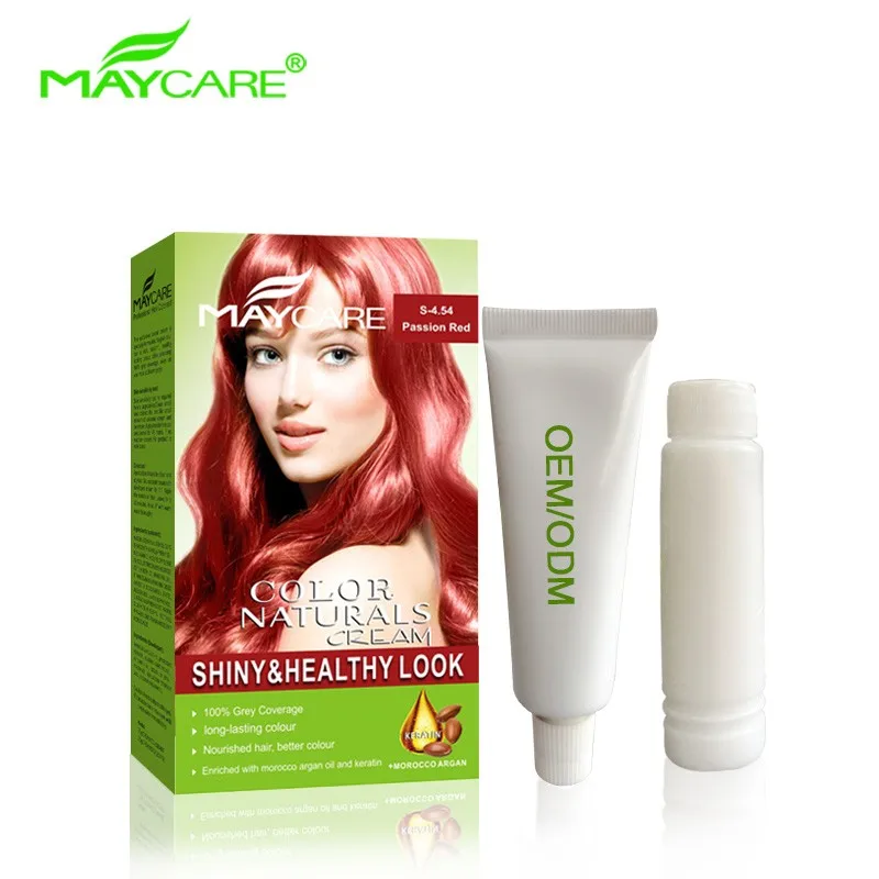 Anti-allergy No Ammonia No PPD super black hair color cream organic hair color spray