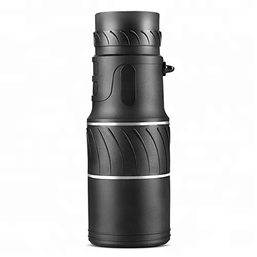 Phone Telescope 16x52 Zoom Hiking Dual Focus Monocular Telescope with Phone Holder Pouch